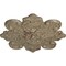 Ekena Millwork Katheryn Ceiling Medallion, Hand-Painted Gobi Desert Crackle, 18 1/8"OD x 1 1/4"P CM18KAGDC - alternate 3
